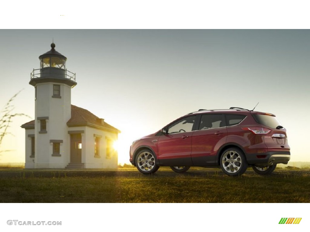 2015 Escape Titanium 4WD - Ruby Red Metallic / Charcoal Black photo #7