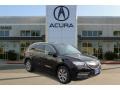 2016 Crystal Black Pearl Acura MDX Advance  photo #1