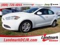 2015 Bright White Dodge Dart SE  photo #1