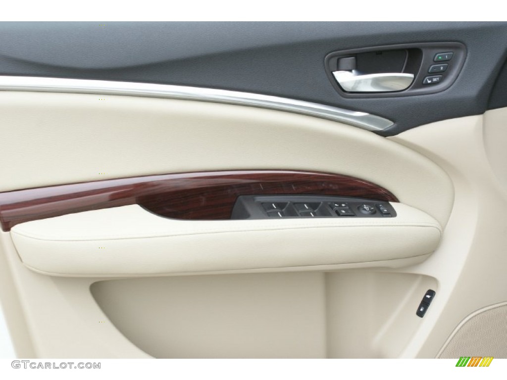2016 Acura MDX Technology Parchment Door Panel Photo #102320272