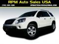 2009 Summit White GMC Acadia SLE  photo #1