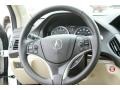 2016 Acura MDX Parchment Interior Steering Wheel Photo