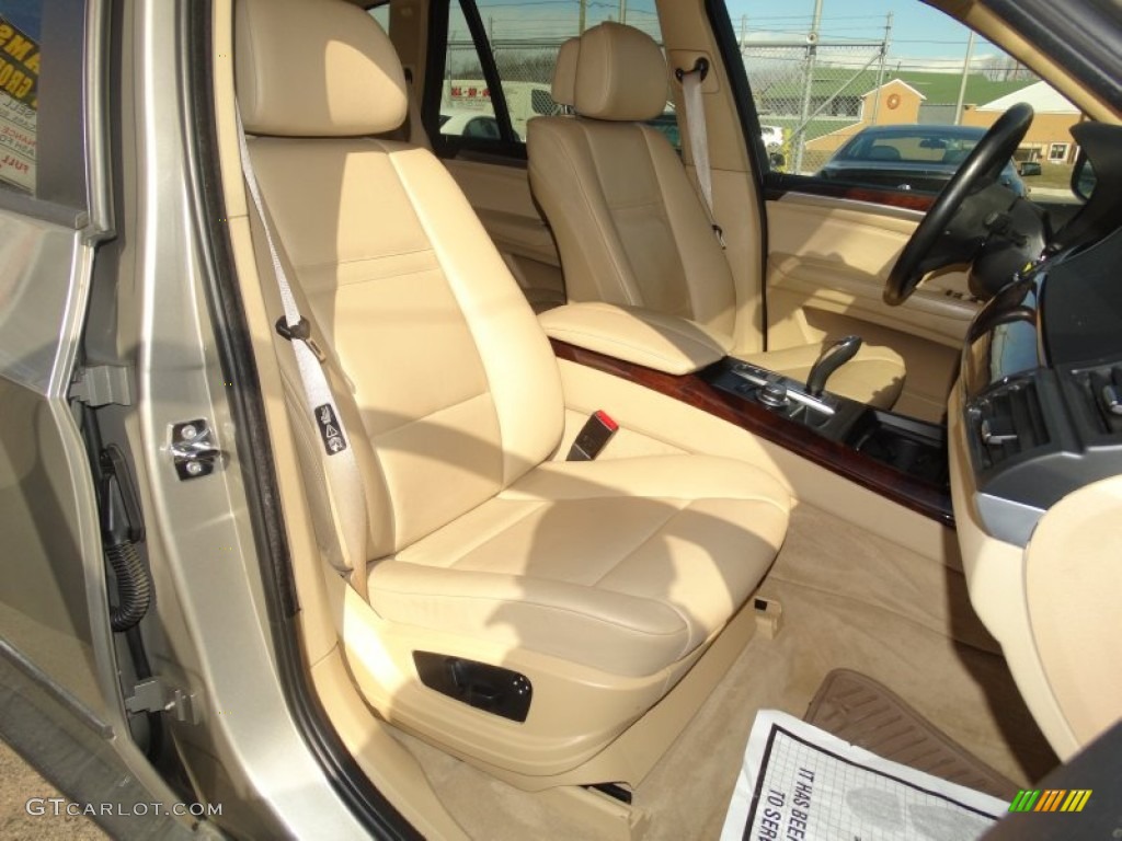 2008 X5 3.0si - Platinum Bronze Metallic / Sand Beige photo #15