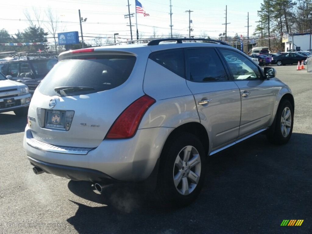 2007 Murano SL AWD - Brilliant Silver Metallic / Charcoal photo #14