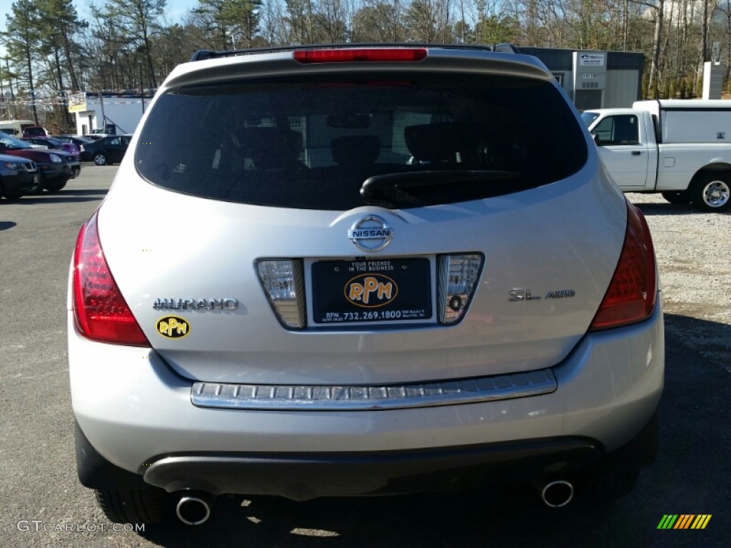 2007 Murano SL AWD - Brilliant Silver Metallic / Charcoal photo #15