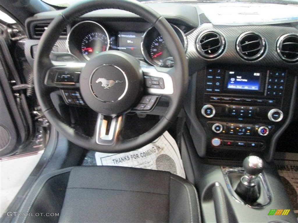 2015 Mustang V6 Coupe - Magnetic Metallic / Ebony photo #10