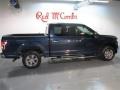 2015 Blue Jeans Metallic Ford F150 XLT SuperCrew  photo #8