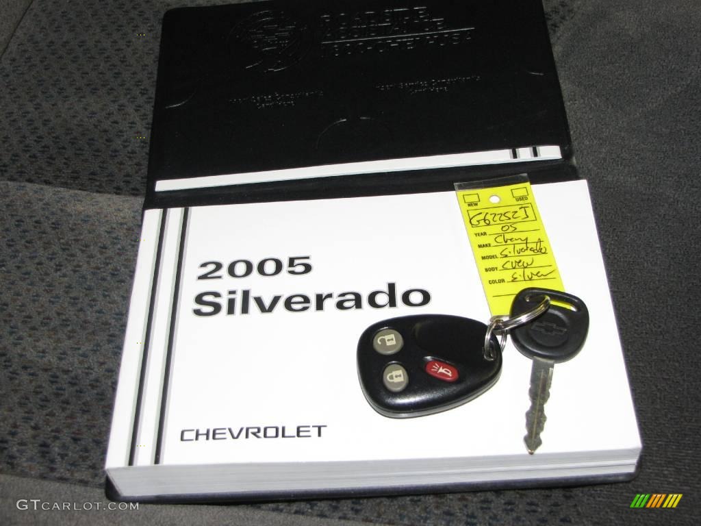 2005 Silverado 1500 LS Crew Cab 4x4 - Silver Birch Metallic / Dark Charcoal photo #22