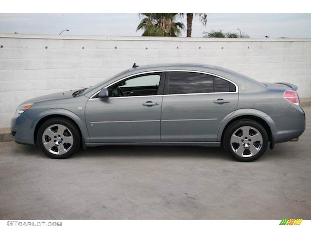 2007 Aura XE - Ocean Mist Metallic / Gray photo #10