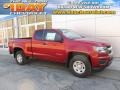 Red Rock Metallic 2015 Chevrolet Colorado WT Extended Cab 4WD