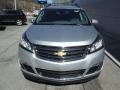 2015 Silver Ice Metallic Chevrolet Traverse LT AWD  photo #4