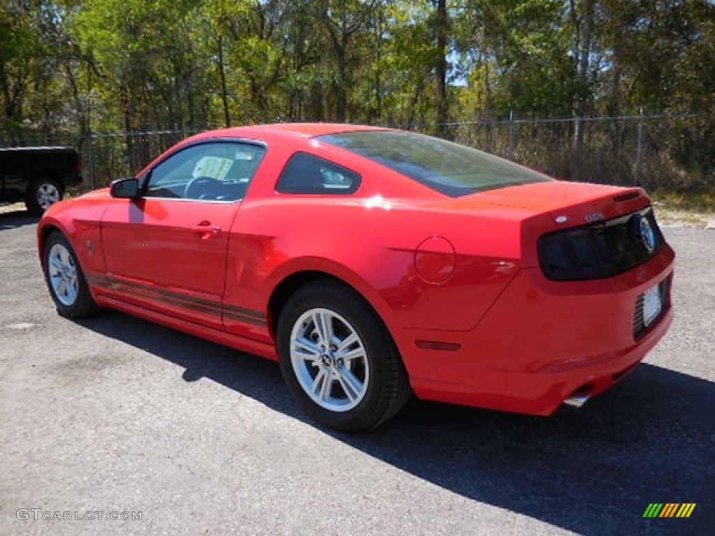 2014 Mustang V6 Coupe - Race Red / Charcoal Black photo #3