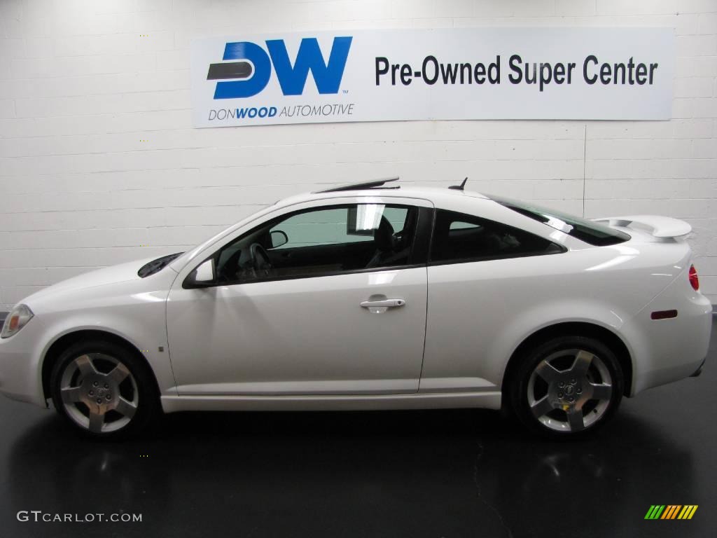 2008 Cobalt Sport Coupe - Summit White / Ebony photo #3