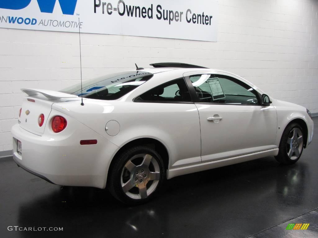 2008 Cobalt Sport Coupe - Summit White / Ebony photo #5