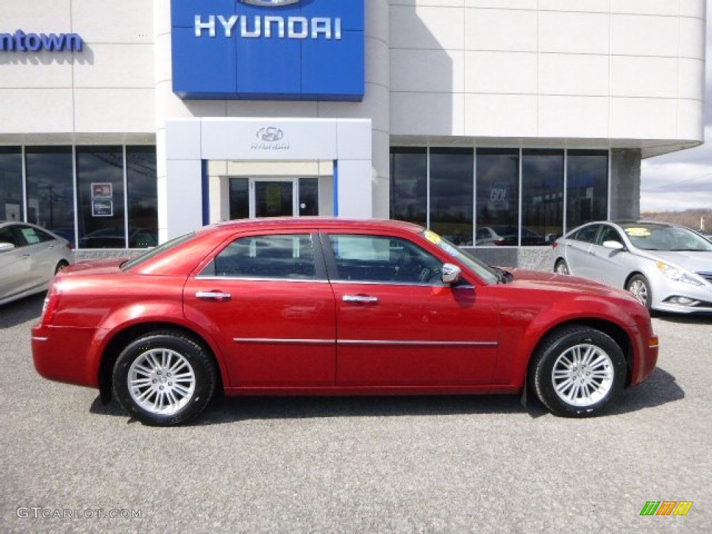 2010 300 Touring - Inferno Red Crystal Pearl / Dark Slate Gray photo #12