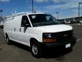 2014 Summit White Chevrolet Express 2500 Cargo Extended WT  photo #3