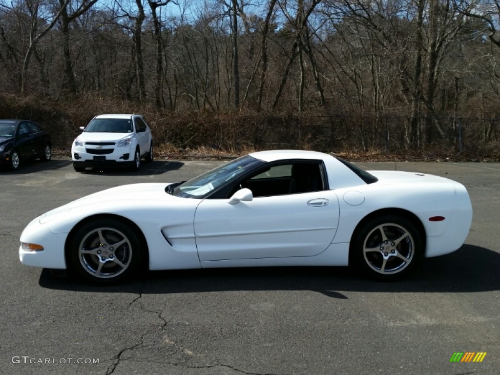 2000 Corvette Coupe - Arctic White / Black photo #10