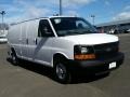 2015 Summit White Chevrolet Express 2500 Cargo Extended WT  photo #3