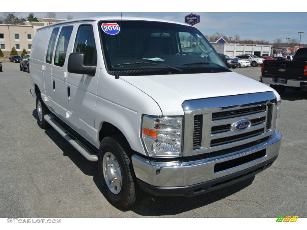 Oxford White Ford E-Series Van
