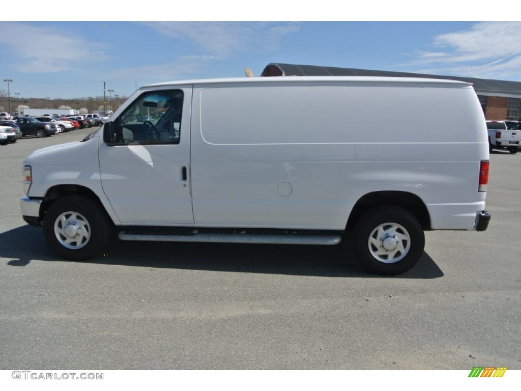 2014 E-Series Van E250 Cargo Van - Oxford White / Medium Flint photo #3