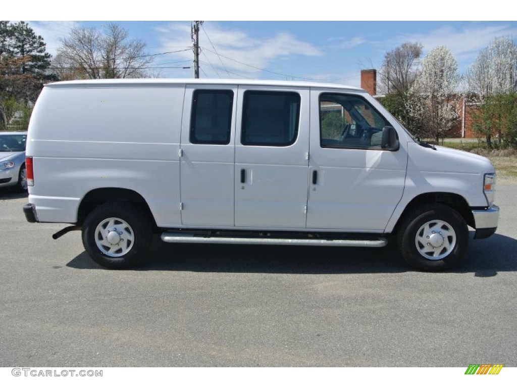 2014 E-Series Van E250 Cargo Van - Oxford White / Medium Flint photo #6