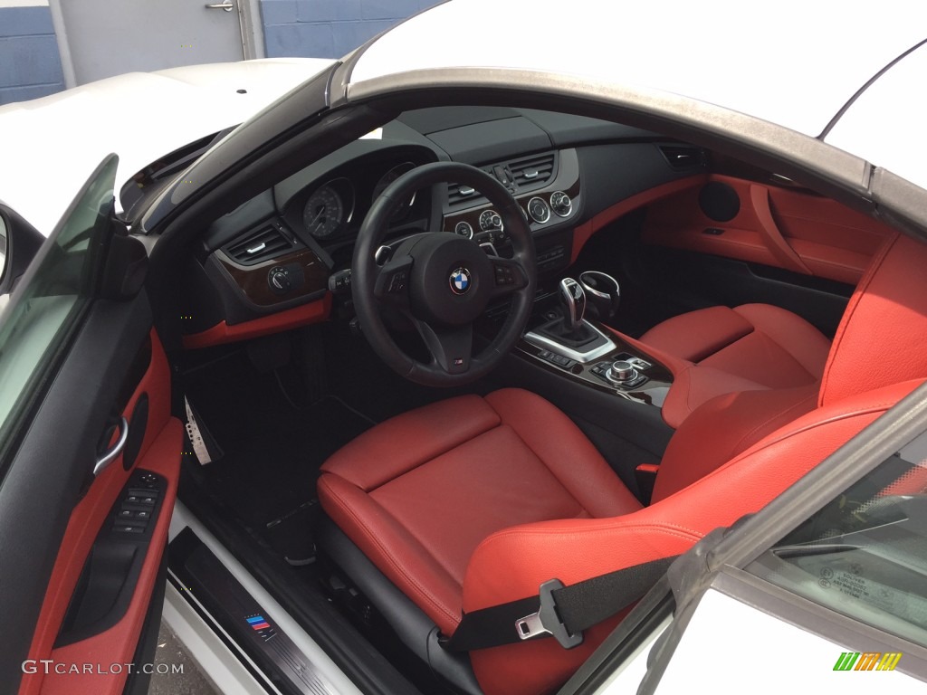 Coral Red Interior 2013 BMW Z4 sDrive 35is Photo #102334540