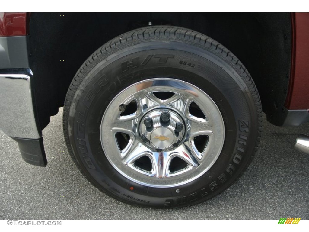 2014 Silverado 1500 WT Regular Cab - Deep Ruby Metallic / Jet Black/Dark Ash photo #24