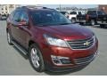 Siren Red Tintcoat 2015 Chevrolet Traverse LTZ