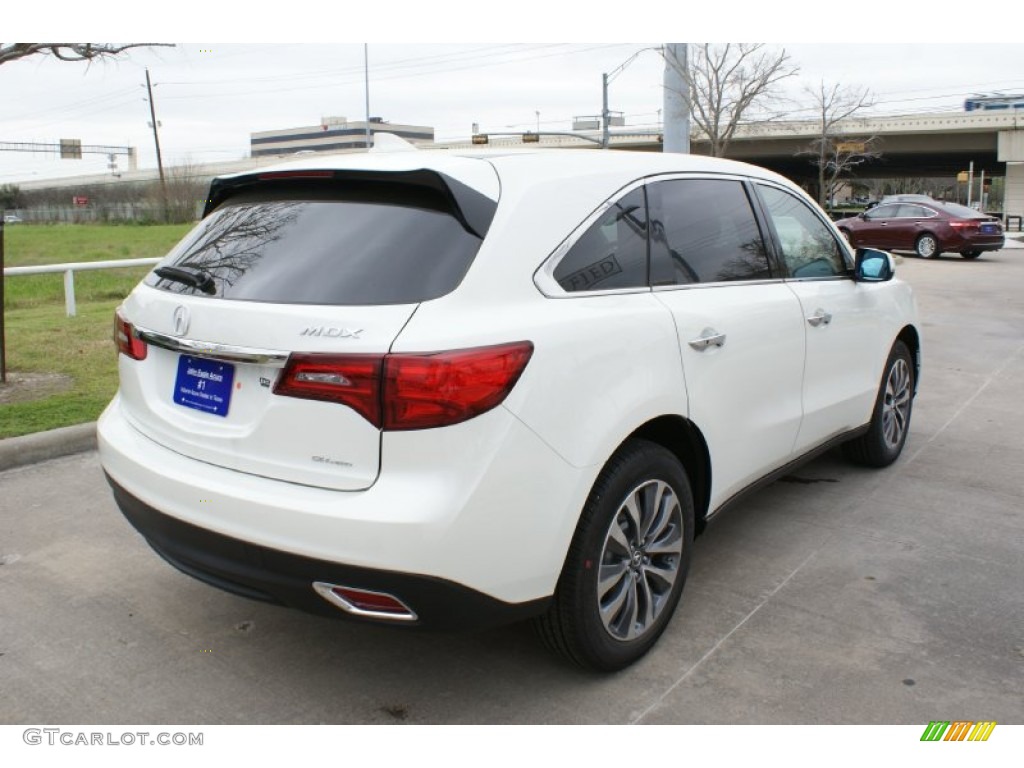 2016 MDX SH-AWD Technology - White Diamond Pearl / Parchment photo #7