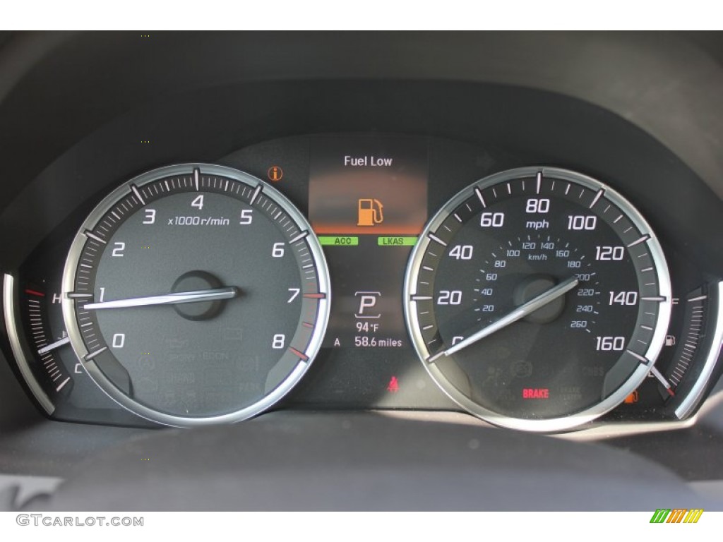 2016 Acura MDX SH-AWD Technology Gauges Photo #102338098