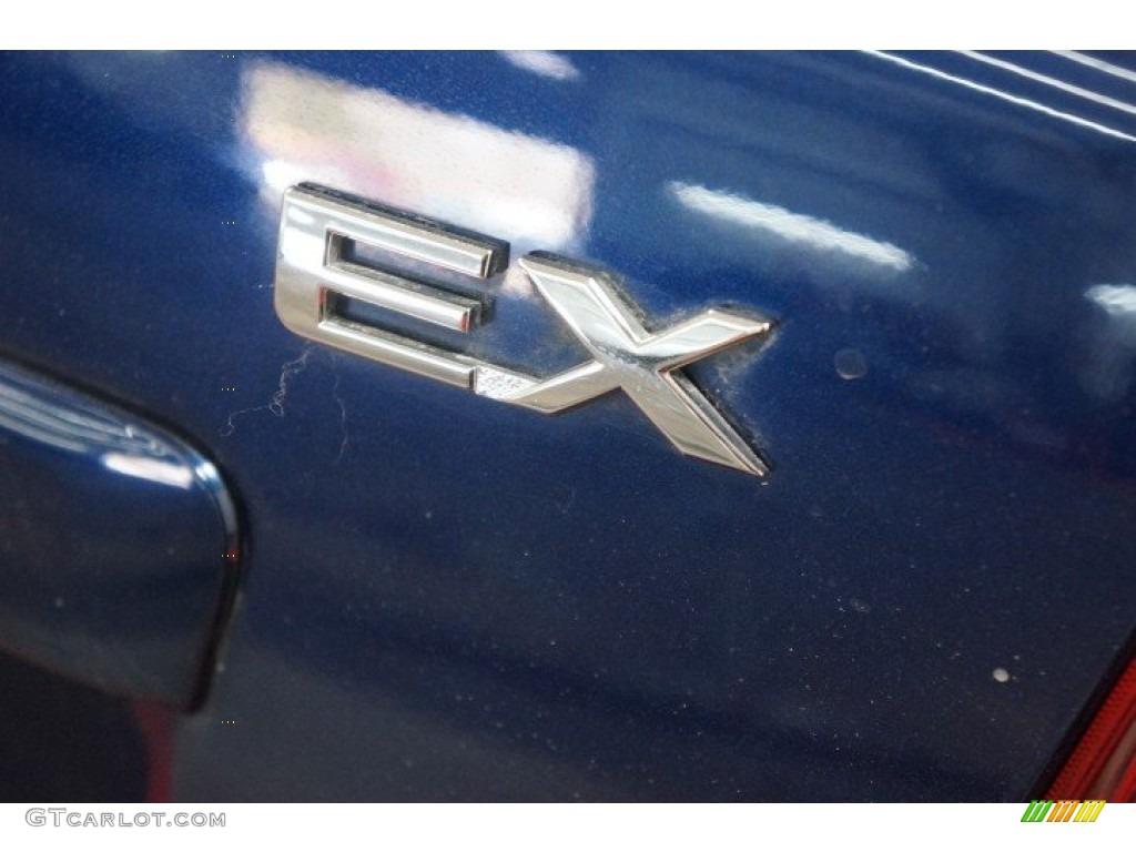 2007 Spectra EX Sedan - Deep Ocean Blue / Gray photo #64