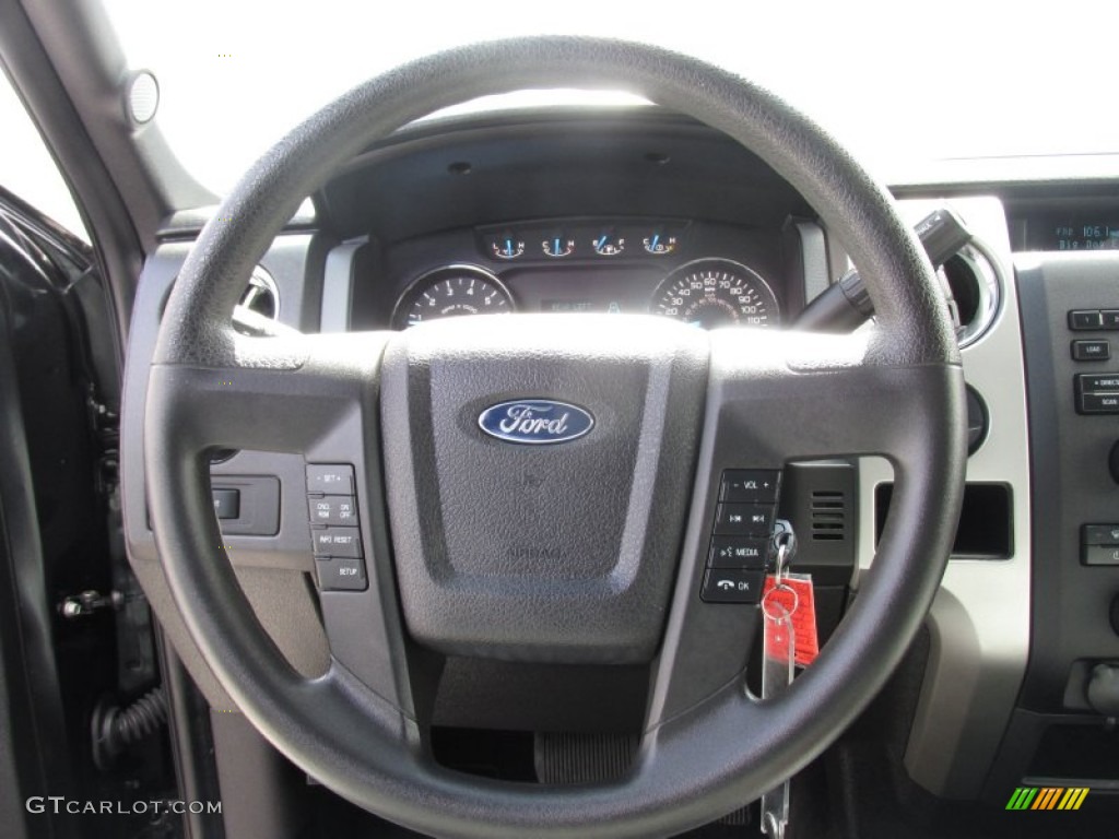 2014 F150 XL SuperCrew - Tuxedo Black / Steel Grey photo #40