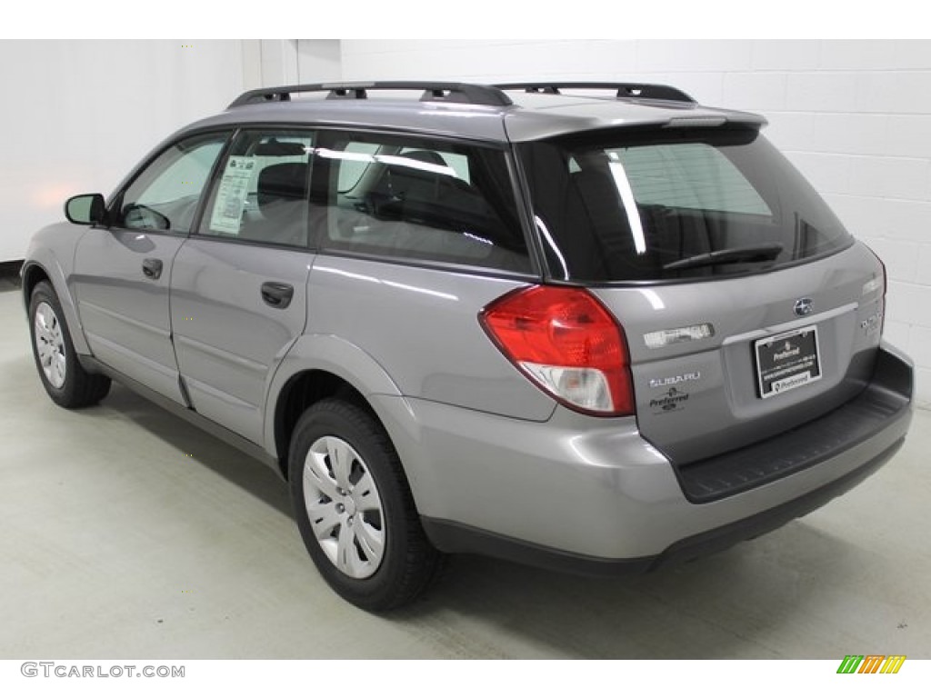 2009 Outback 2.5i Wagon - Quartz Silver Metallic / Off Black photo #4
