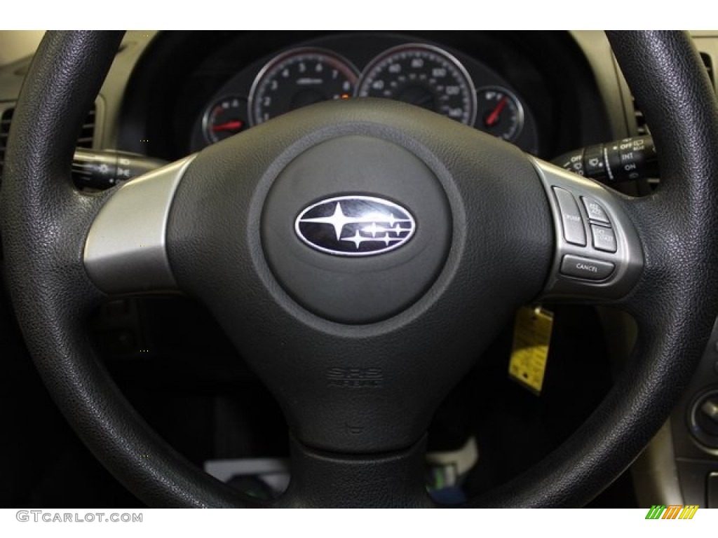 2009 Outback 2.5i Wagon - Quartz Silver Metallic / Off Black photo #20