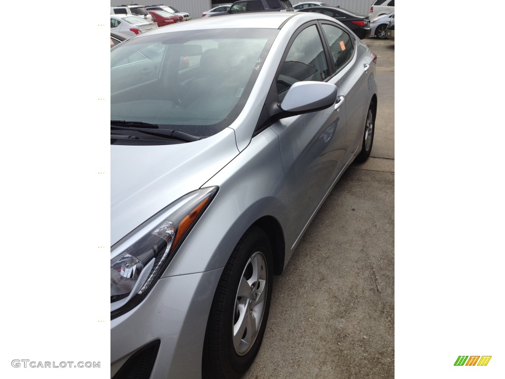 2014 Elantra SE Sedan - Silver / Gray photo #4