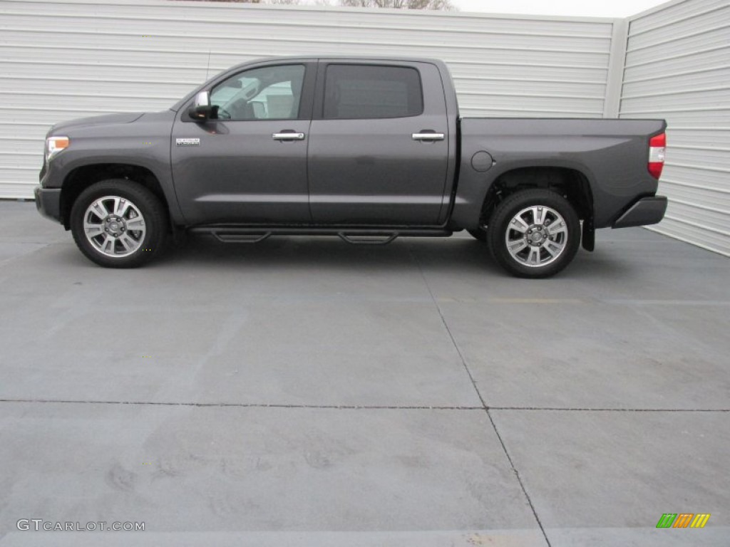 2015 Tundra Platinum CrewMax 4x4 - Magnetic Gray Metallic / Black photo #6