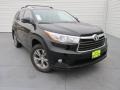 2015 Attitude Black Metallic Toyota Highlander XLE  photo #2