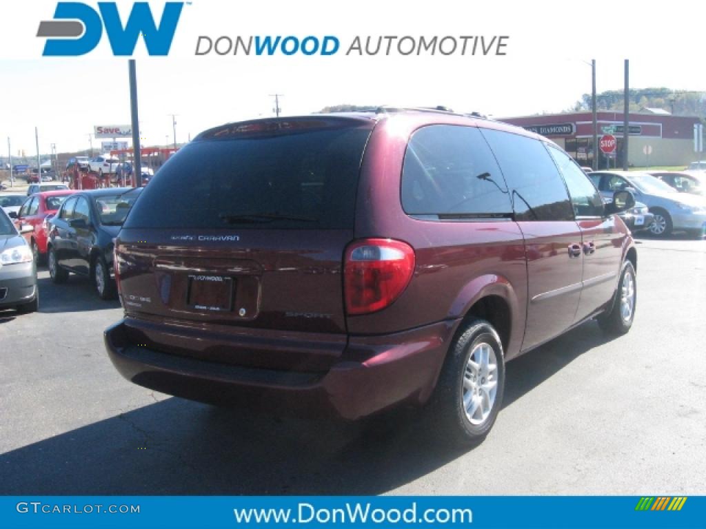 2003 Grand Caravan Sport - Deep Molten Red Pearl / Taupe photo #2