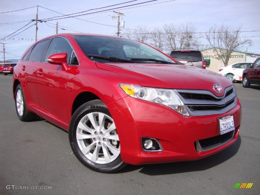 2013 Barcelona Red Metallic Toyota Venza LE 102343210