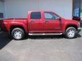 2005 Cherry Red Metallic GMC Canyon SLE Crew Cab 4x4  photo #7