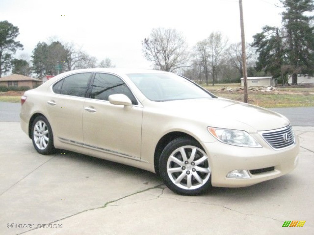 2008 LS 460 - Golden Almond Metallic / Black photo #2