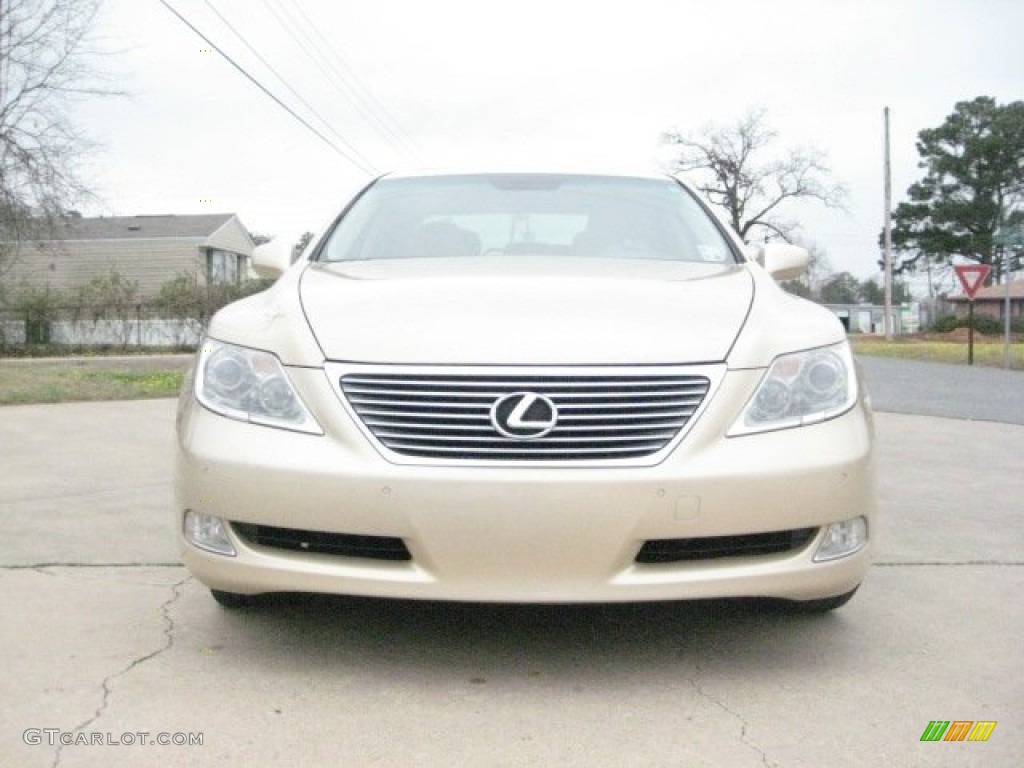 2008 LS 460 - Golden Almond Metallic / Black photo #15