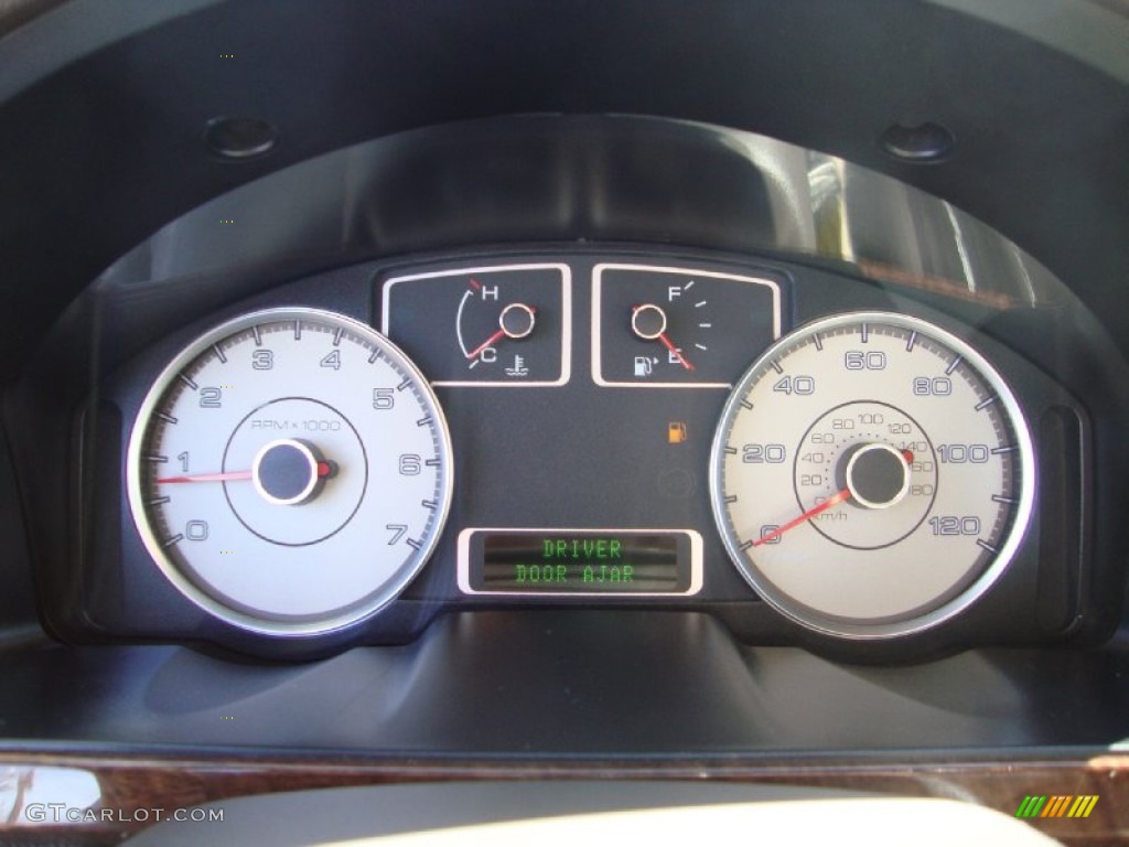 2009 Taurus Limited - Light Ice Blue Metallic / Camel photo #11