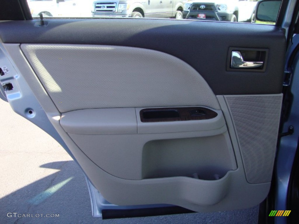 2009 Taurus Limited - Light Ice Blue Metallic / Camel photo #22