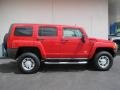 2008 Victory Red Hummer H3   photo #6