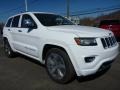 2015 Bright White Jeep Grand Cherokee Overland 4x4  photo #9