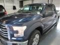 2015 Blue Jeans Metallic Ford F150 XLT SuperCrew  photo #3