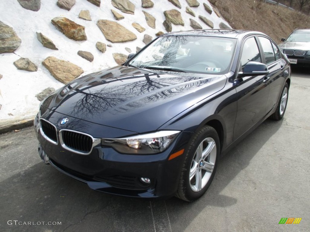 2015 3 Series 320i xDrive Sedan - Imperial Blue Metallic / Black photo #9