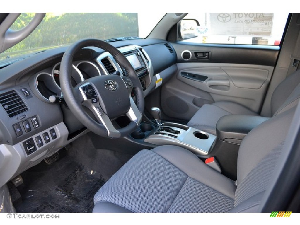 2015 Tacoma V6 Double Cab 4x4 - Magnetic Gray Metallic / Graphite photo #5