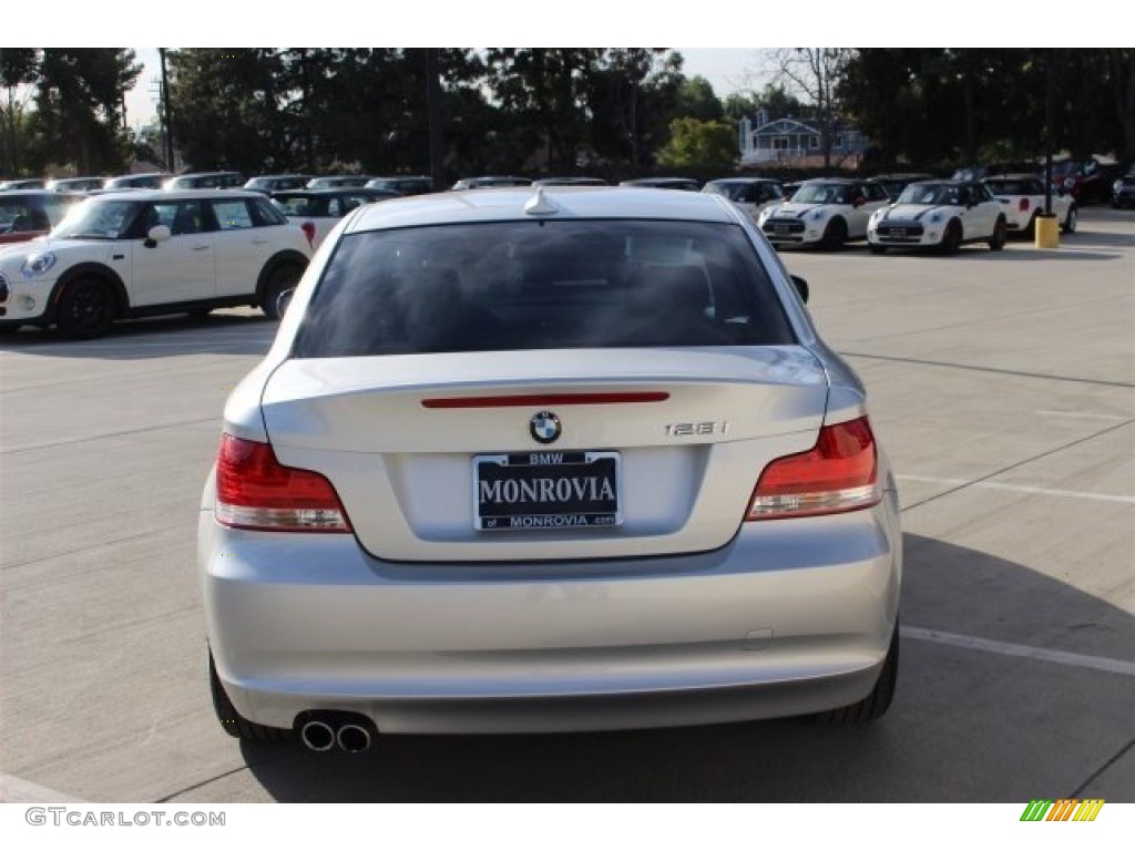 2011 1 Series 128i Coupe - Titanium Silver Metallic / Black photo #8